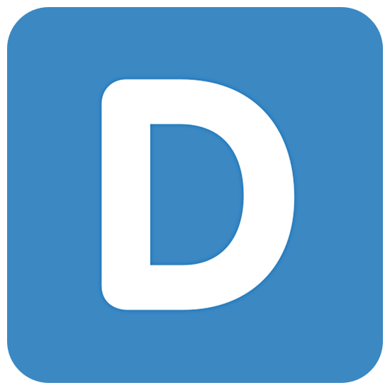 🇩 Emoji Letra do símbolo indicador regional D na Twitter Twemoji 15.0.