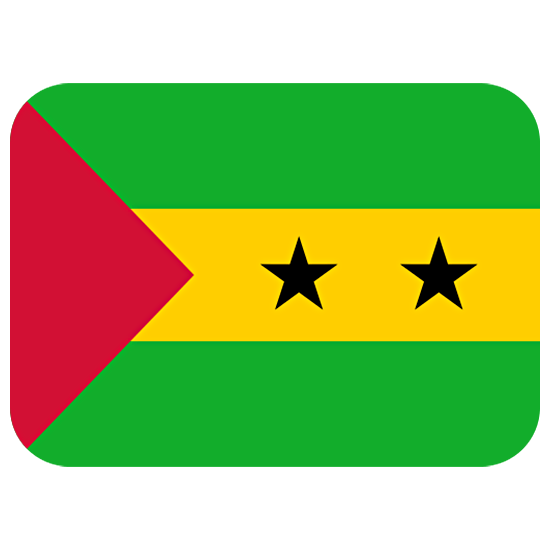 🇸🇹 Emoji Bandera: Santo Tomé Y Príncipe en Twitter Twemoji 15.0.