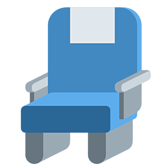 💺 Emoji Sitzplatz Twitter Twemoji 15.0.