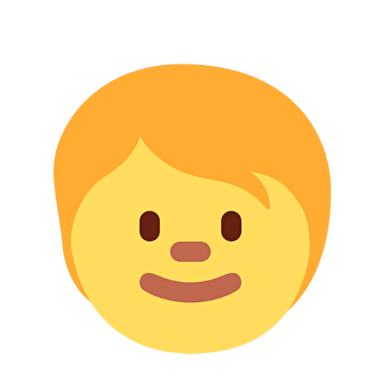 Emoji 🧒 Bimbo su Twitter Twemoji 15.0.