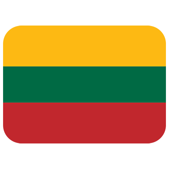 Émoji 🇱🇹 Drapeau : Lituanie sur Twitter Twemoji 15.0.