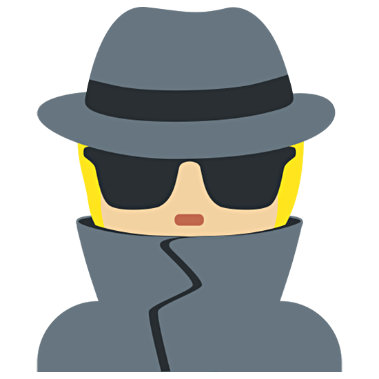 Emoji 🕵🏼 Detective: Carnagione Abbastanza Chiara su Twitter Twemoji 15.0.