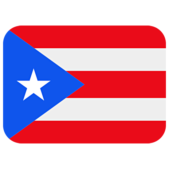 🇵🇷 Emoji Bandera: Puerto Rico en Twitter Twemoji 15.0.