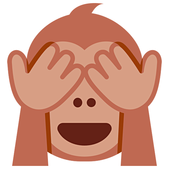 🙈 Emoji sich die Augen zuhaltendes Affengesicht Twitter Twemoji 15.0.