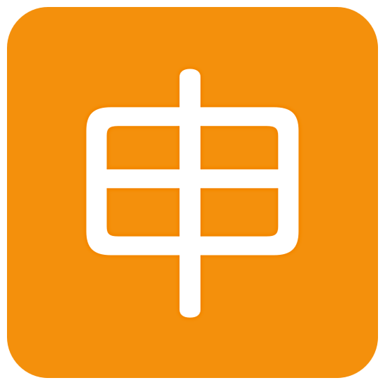 🈸 Emoji Schriftzeichen für „anwenden“ Twitter Twemoji 15.0.