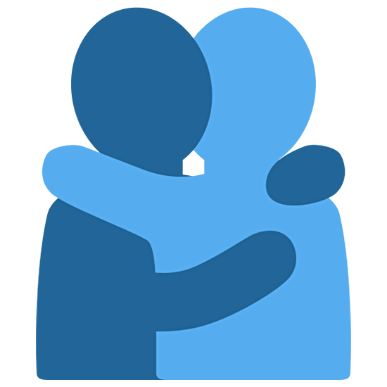 🫂 Emoji Gente abrazando en Twitter Twemoji 15.0.