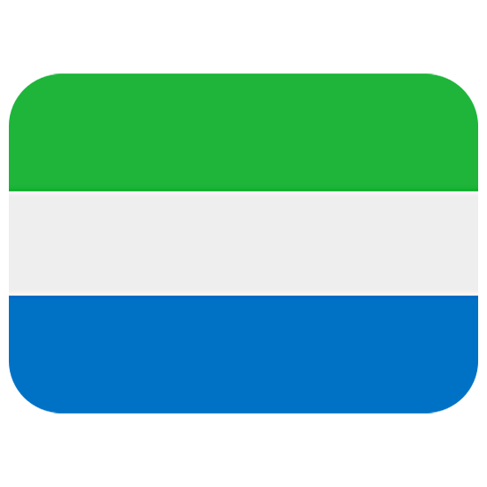 Emoji 🇸🇱 Bandiera: Sierra Leone su Twitter Twemoji 15.0.