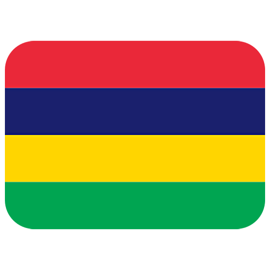 🇲🇺 Emoji Flagge: Mauritius Twitter Twemoji 15.0.