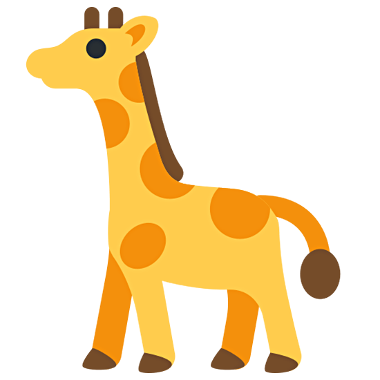 Émoji 🦒 Girafe sur Twitter Twemoji 15.0.