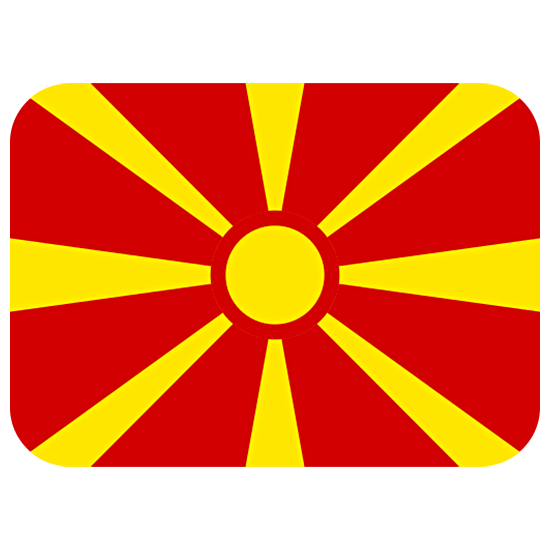 🇲🇰 Emoji Flagge: Nordmazedonien Twitter Twemoji 15.0.