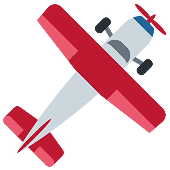 🛩️ Emoji Avião Pequeno na Twitter Twemoji 15.0.