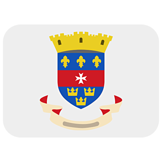 🇧🇱 Emoji Flagge: St. Barthélemy Twitter Twemoji 15.0.