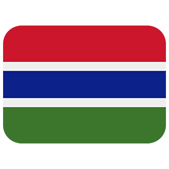 🇬🇲 Emoji Bandeira: Gâmbia na Twitter Twemoji 15.0.