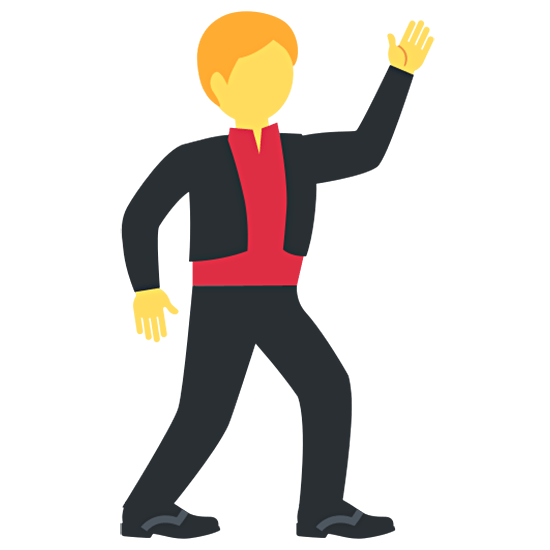 🕺 Emoji Homem Dançando na Twitter Twemoji 15.0.