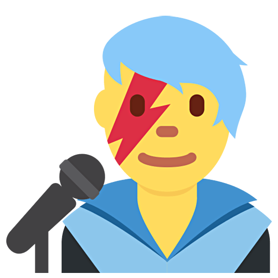 👨‍🎤 Emoji Cantante Hombre en Twitter Twemoji 15.0.