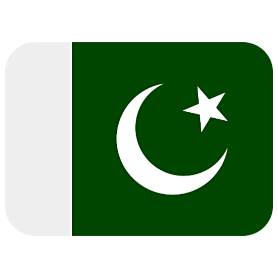 🇵🇰 Emoji Bandera: Pakistán en Twitter Twemoji 15.0.