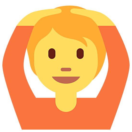 🙆 Emoji Persona Haciendo El Gesto De «de Acuerdo» en Twitter Twemoji 15.0.