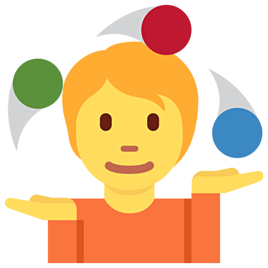 🤹 Emoji Jongleur(in) Twitter Twemoji 15.0.