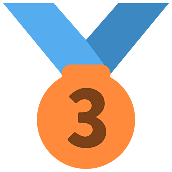 Émoji 🥉 Médaille De Bronze sur Twitter Twemoji 15.0.