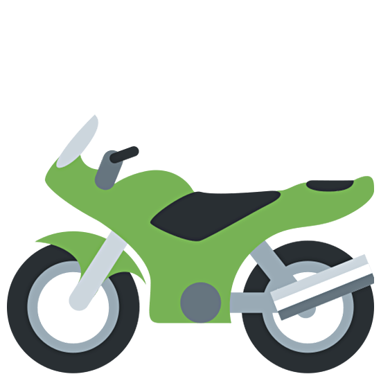 🏍️ Emoji Motorrad Twitter Twemoji 15.0.