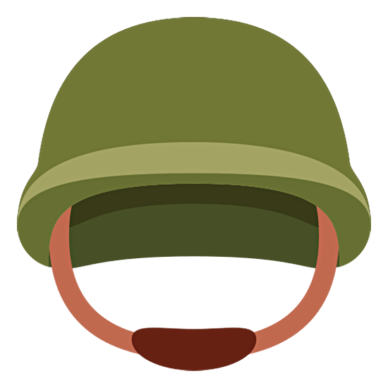 🪖 Emoji Capacete Militar na Twitter Twemoji 15.0.