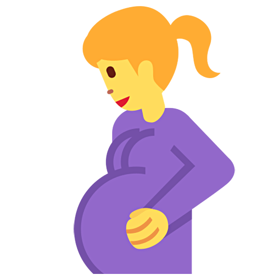 🤰 Emoji Mujer Embarazada en Twitter Twemoji 15.0.