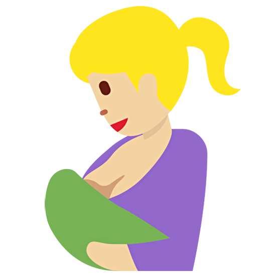 🤱🏼 Emoji Lactancia Materna: Tono De Piel Claro Medio en Twitter Twemoji 15.0.