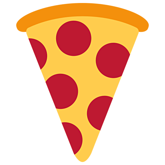 🍕 Emoji Pizza Twitter Twemoji 15.0.