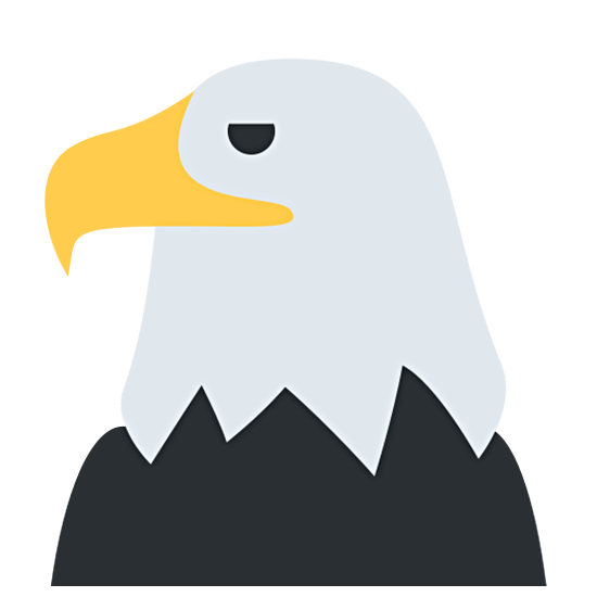 Emoji 🦅 Aquila su Twitter Twemoji 15.0.