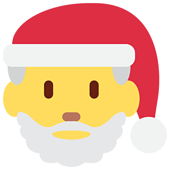 🎅 Emoji Weihnachtsmann Twitter Twemoji 15.0.