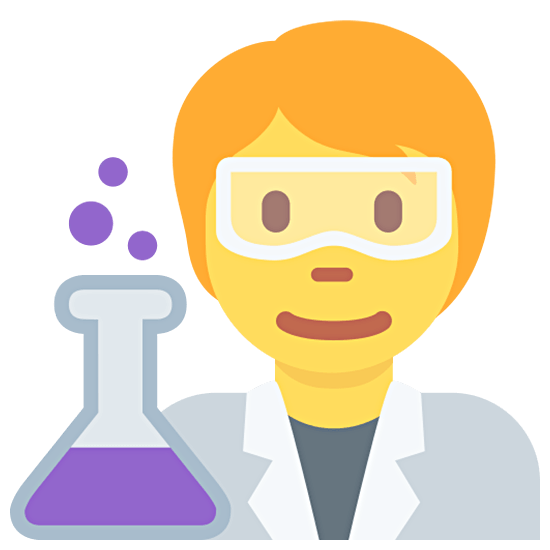 🧑‍🔬 Emoji Wissenschaftler(in) Twitter Twemoji 15.0.
