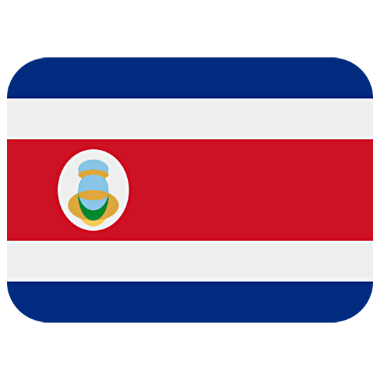 🇨🇷 Emoji Bandeira: Costa Rica na Twitter Twemoji 15.0.