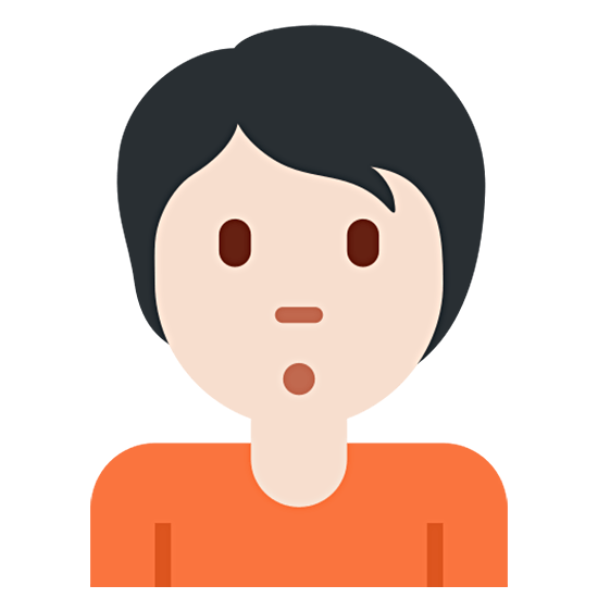 Emoji 🙎🏻 Persona Imbronciata: Carnagione Chiara su Twitter Twemoji 15.0.