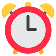 Emoji ⏰ Sveglia su Twitter Twemoji 2.0.