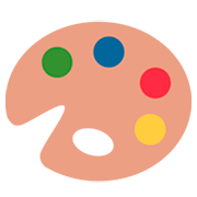 Emoji 🎨 Tavolozza Dei Colori su Twitter Twemoji 2.0.