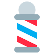 Emoji 💈 Barbiere su Twitter Twemoji 2.0.