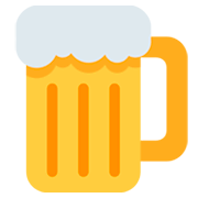 🍺 Emoji Jarra De Cerveza en Twitter Twemoji 2.0.