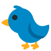 🐦 Emoji Pájaro en Twitter Twemoji 2.0.
