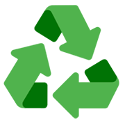 Émoji ♻️ Symbole Recyclage sur Twitter Twemoji 2.0.
