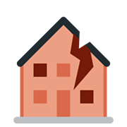 🏚️ Emoji Casa Abandonada en Twitter Twemoji 2.0.