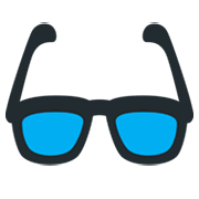 👓 Emoji óculos na Twitter Twemoji 2.0.