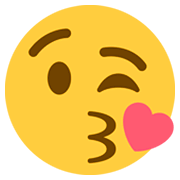 Emoji 😘 Faccina Che Manda Un Bacio su Twitter Twemoji 2.0.