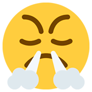 Émoji 😤 Visage Avec Fumée Sortant Des Narines sur Twitter Twemoji 2.0.