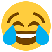 Emoji 😂 Faccina Con Lacrime Di Gioia su Twitter Twemoji 2.0.