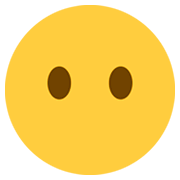 Emoji 😶 Faccina Senza Bocca su Twitter Twemoji 2.0.