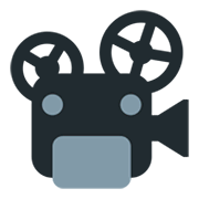 📽️ Emoji Proyector De Cine en Twitter Twemoji 2.0.