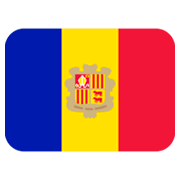 🇦🇩 Emoji Bandera: Andorra en Twitter Twemoji 2.0.