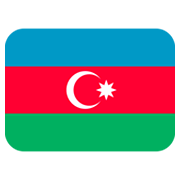 🇦🇿 Emoji Bandera: Azerbaiyán en Twitter Twemoji 2.0.