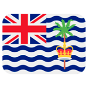🇮🇴 Emoji Flagge: Britisches Territorium im Indischen Ozean Twitter Twemoji 2.0.