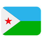 Émoji 🇩🇯 Drapeau : Djibouti sur Twitter Twemoji 2.0.